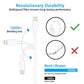 Apple Original Charger Cable, Lightning to USB Cable[Apple MFi Certified] Compatible iPhone 11/ X/8/7/6s/6/plus/5s/5c/SE,iPad Pro/Air/Mini,iPod Touch(White 2M/6.6FT) Original Certified