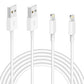2 Pack Apple Original Charger Cable, Lightning to USB Cable[Apple MFi Certified] Compatible iPhone 11/ X/8/7/6s/6/plus/5s/5c/SE,iPad Pro/Air/Mini,iPod Touch(White 1M/3.3FT) Original Certified